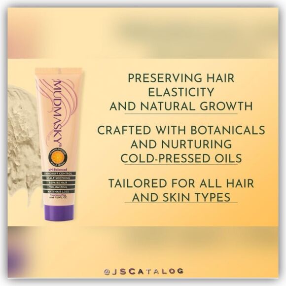 Mudmasky Vitamin-Infused Scalp Serum 60ml / 2.0 FL. OZ. - Strengthens and Thicke - Picture 2 of 7